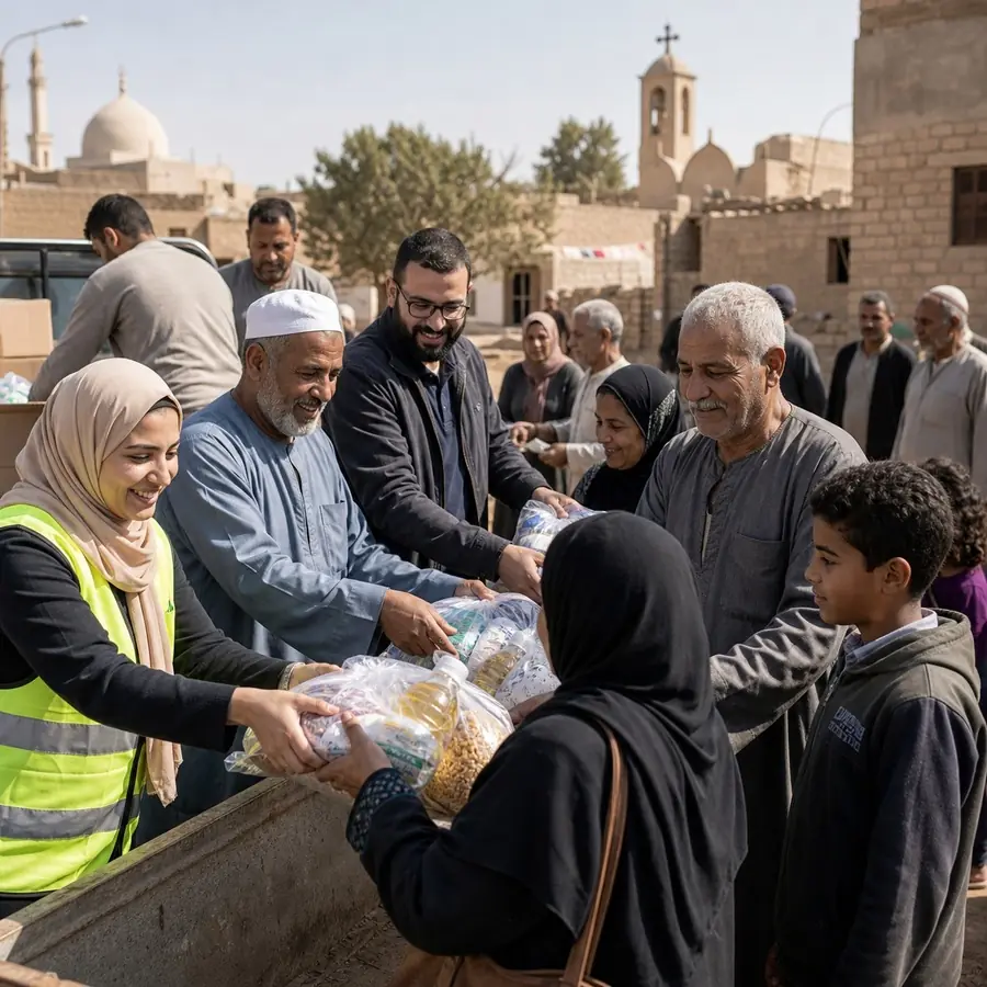 التكافل الاجتماعي ودعم القرى المتعففة: بناء جسور الإخاء والمواطنة